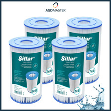 Sillar Poolfilter Jacuzzi 4x
