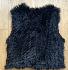 Damen Weste, Echtfell, Gr