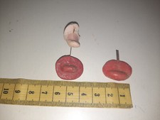 Ersatzteile Puppenklinik  2 alte Zungen  für Porzellankopf Puppen