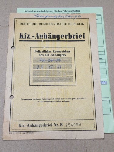 Kfz brief kraftfahrzeugbrief - kfz,