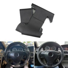 Schwarz Leder Lenkrad Lenkradbezug für BMW 5 Series E60 Sedan 530d 2003-2009 E61