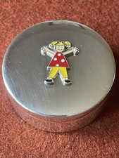 Asprey & Garrard Silber Schmuckdose HM London 1997 in Original Box wiegt 56,78g