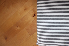 3,00 x 1,68 Meter Jersey Stoff Viskose Baumwolle gestreift, top Qualität