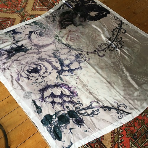 Seidentuch 100x100 cm - seidentuch,