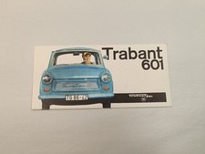 Infoblatt prospekt trabant 601 - trabant,