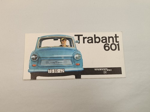 Infoblatt prospekt trabant - prospekt,