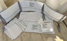 Bebe‘s Collection Bettset „My Little Star“ Blau Inkl. Himmelstange