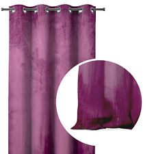 Vorhang Samt Dekoschal Velvet Fensterdekoration Verdunklung Ösen Farbe wählbar
