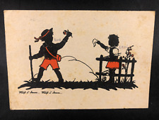 AK  Scherenschnitt / Schatten Motiv - Feldpost 1943 Predigtstuhl Bad Reichenhall