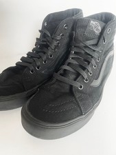 Vans Sk8-Hi Schuh, Lite, Lightweight, Black Mono Canvas Unisex, Größe 42