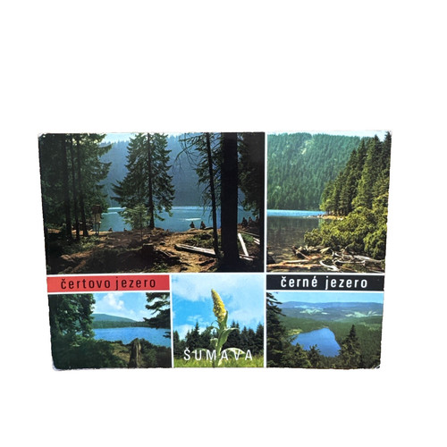 Ansichtskarte postkarte sumava - postkarte,