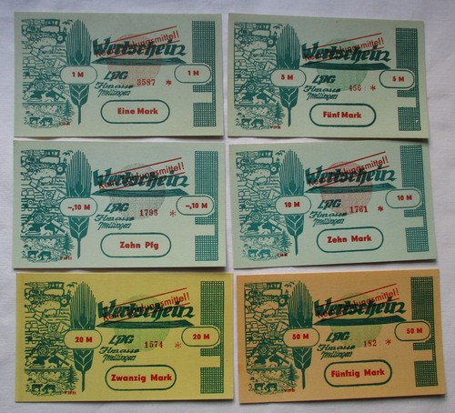 Banknoten satz bis 50 - 6,