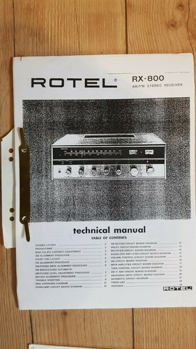 Rotel 800 stereo receiver - stereo,