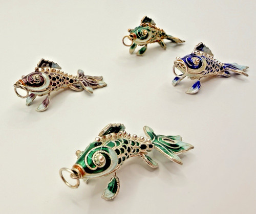 Vintage koi fisch anhänger - vintage, koi-fisch-anhÄnger