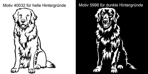 Hovawart aufkleber - -,