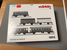 ‼️Märklin H0 48816 Güterwagen-Set in OVP H0 1:87 Epoche III Vitrine‼️