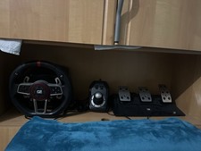 Gaming lenkrad mit pedalen und - mit,