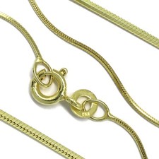 Schlangenkette diamantiert 585