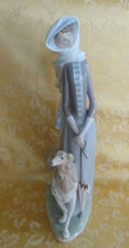 Lladro Figurine Dama Con Galgo