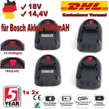 für Bosch Akku 2607336037 2607336038 14,4V/18V PSB PSR 14 18 Li-2 AL2204CV 1,5Ah