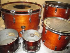 70er Jahre GRETSCH SCHLAGZEUG / DRUM SET - Made in USA
