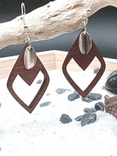 Holz Ohrstecker Earing Wood