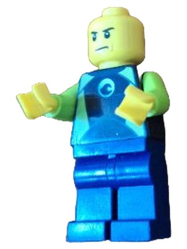 Lego space alien blue suit - lego,