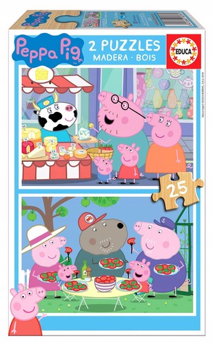 Educa 2x25 peppa pig - educa,