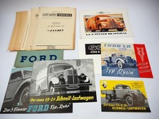 Mappe mit 7x Prospekt Ford LKW
