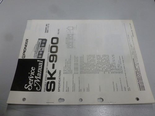 Pioneer 900 servicemanual - pioneer,