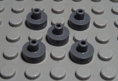 Lego platte rund mit pin - mit,