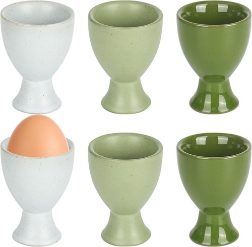 Eierbecher 6er set porzellan - set,