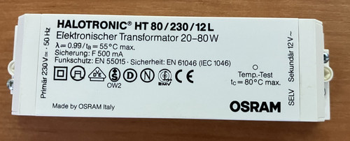 Osram halotronic 230 12l - ht, 80/230/12l