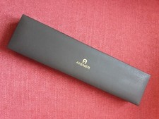 Aigner * Uhrenbox Uhrenetui Case Etui schwarz Watchbox