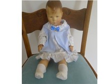 Rarität antike Käthe Kruse Puppe Hampelchen - 45cm 