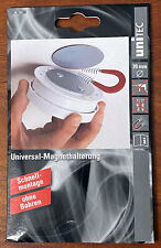 2 Stck unitec Univers. Magnethalterung für Rauchmelder und andere Anwend., 70 mm