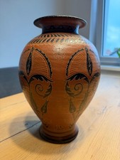 Hilpert Waidhaus Keramikvase antik 1910/20 Jugendstil handbemalt selten