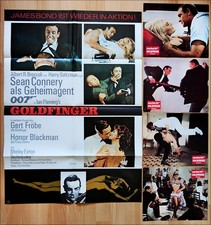 Konvolut Sammlung original Film Poster Fotos James Bond Sean Connery Goldfinger
