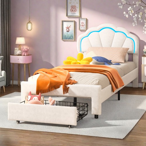 Schubladenbett 200cm - schubladenbett, 90*200cm