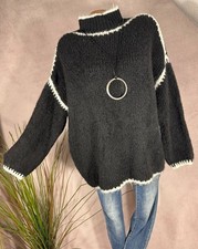 Damen Grob Strickpullover