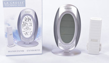 LA CROSSE TECHNOLOGY Wetterstation Thermometer Funkuhr Innen Außen Vorhersage
