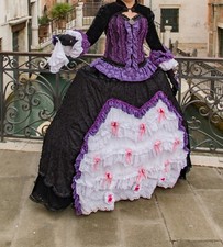 Panier Rock Gr. 38 40 42 Kostüm Karneval Halloween Fasching Barock Rokoko