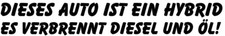 Aufkleber dieses Auto ist ein