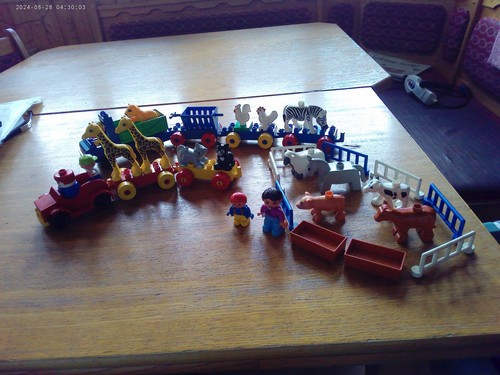 Duplo lego zug mit tieren - lego, und