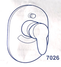 Hansa Sinus  Einhand Fertig Set Wanne- Brau­se-7026EHM FO213270