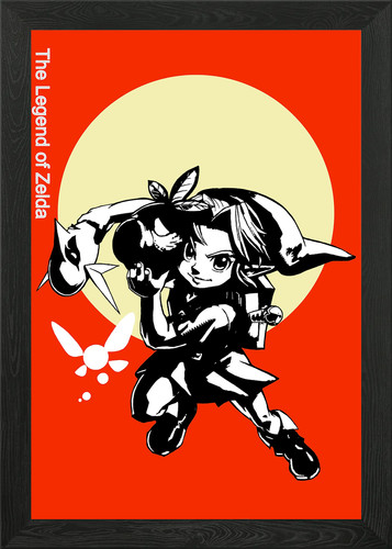 Anime vintage gerahmtes - vintage,