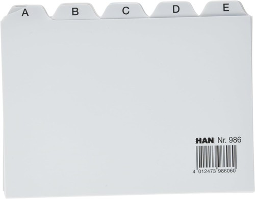 Han karteiregister pp - karteiregister, a-z