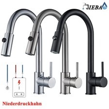 Niederdruck Küchenarmatur Ausziehbar Spültischarmatur Edelstahl Küche Wasserhahn