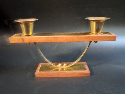 Mid century 2er kerzenständer - century,