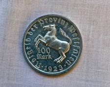 Notgeldmünze der Provinz